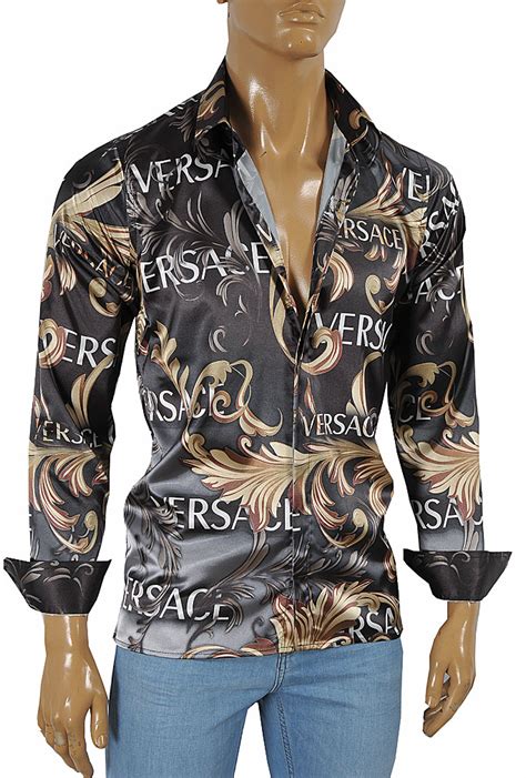 versace dress shirts china|versace style shirts for men.